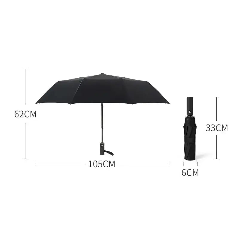 GUARDA-CHUVA ON/OFF AUTOMÁTICO E RESISTENTE - PROTEÇÃO UV