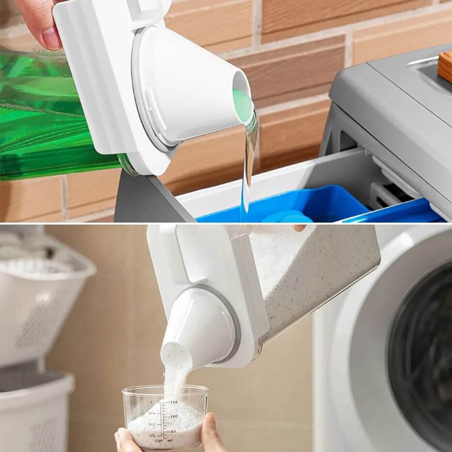 Kit de Recipientes para Produtos de Limpeza